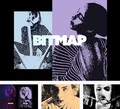 Bitmap Poster Photo Effect - 10981181