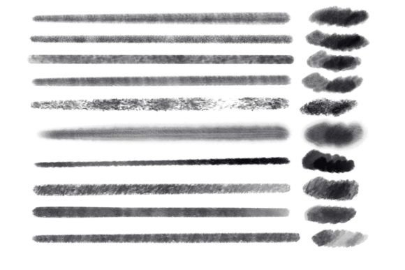 10 Gouache Brushes Procreate - 27128480