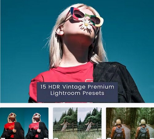 15 HDR Vintage Premium Lightroom Presets - YP7NSFJ