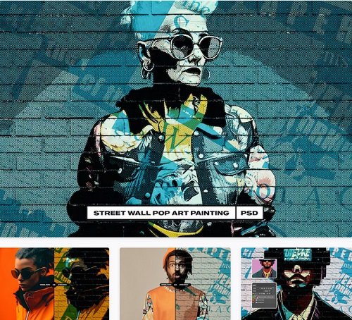 Street Wall Pop Art Painting - ZH7KGZF