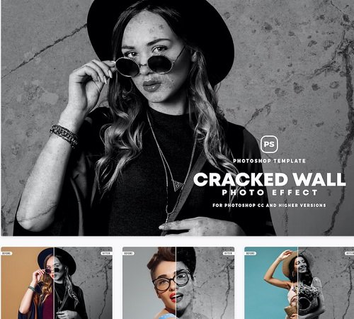 Cracked Wall Photo Effect - 2CMTMDV