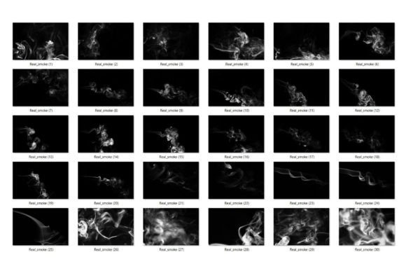 30 Real Smoke Overlays - 26692949