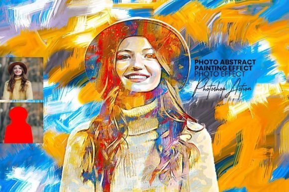 Realistic Abstract Painting Effect - 21318856