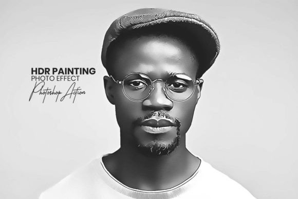 HDR Painting Photoshop Actions - 17651957