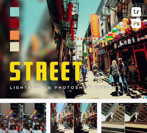 6 Street Lightroom and Photoshop Presets - 46594053