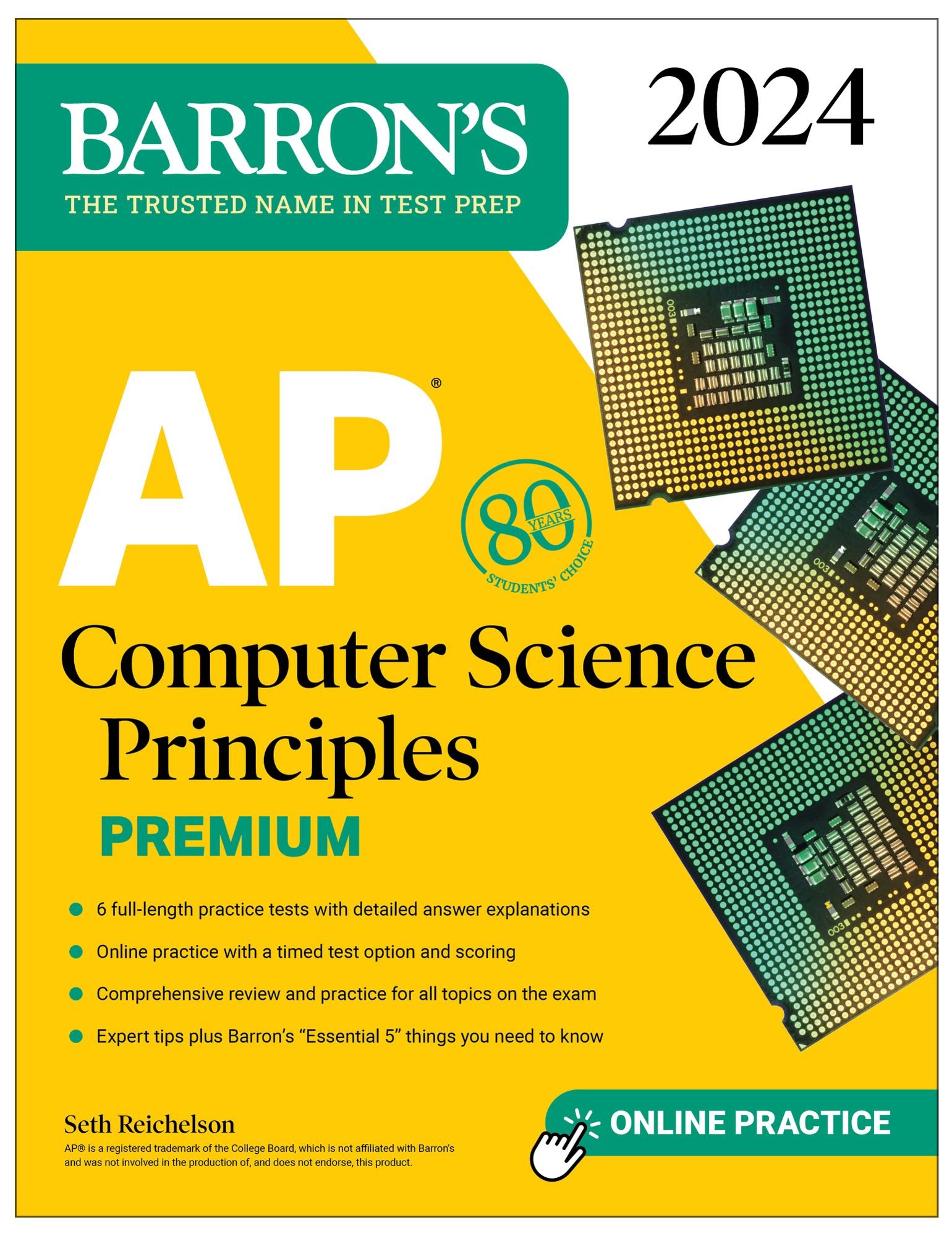 AP Computer Science Principles Premium, 2024 6 Practice Tests