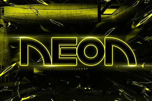 Neon Text Effect - E25MVNT