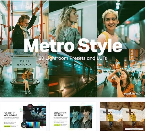 20 Metro Style Lightroom Presets LUT - 27119116