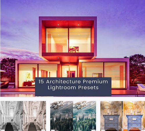 15 Architecture Premium Lightroom Presets - RZRYFWL