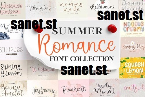 Special Handwritten Font Bundle - Summer Romance Font Collection