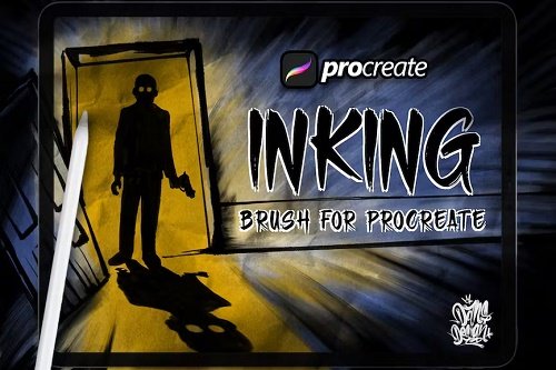 Dansdesign Inking Brush Procreate - 2KV4PUT