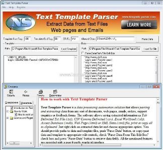 Portable Text Template Parser 2.5