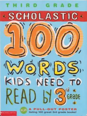 100 Words Kids Need to Read by 3rd Grade (100 Words Math Workbook)