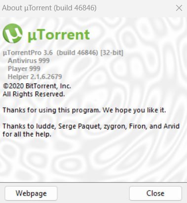 μTorrent Pro 3.6.0 Build 46846 Multilingual