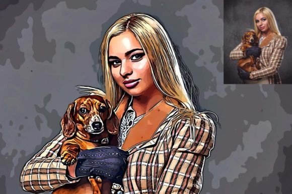 Vector Painting Photoshop Action - 16501846
