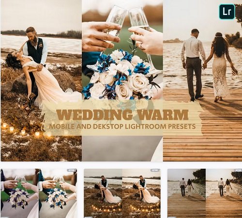 Wedding Warm Lightroom Presets Dekstop and Mobile - TBLGNVL