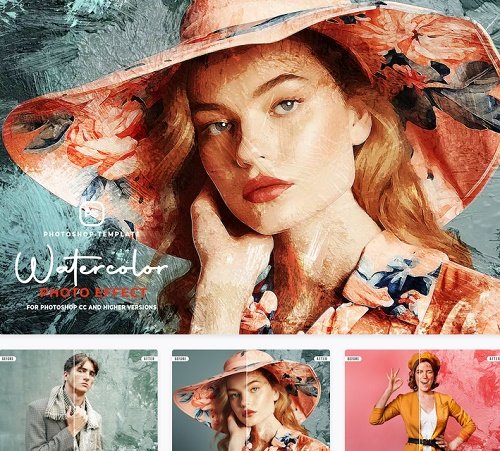 Watercolor Painting Effect - 46701097