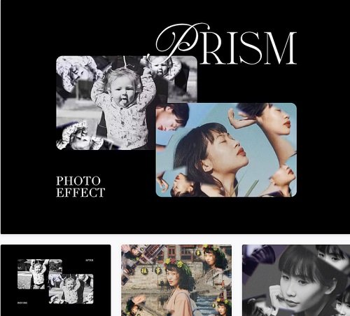 Grainy Prism Photo Effect - 16070543