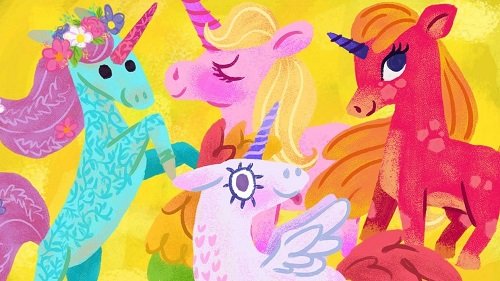 Digital Illustration: Learn to Draw An Adorable Unicorn with Photoshop