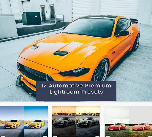 12 Automotive Premium Lightroom Presets - 3TDG6UR