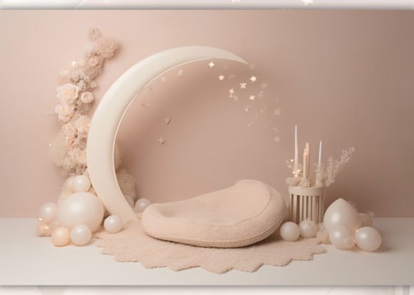 6 Halfmoon Newborn Photo Backdrop JPG