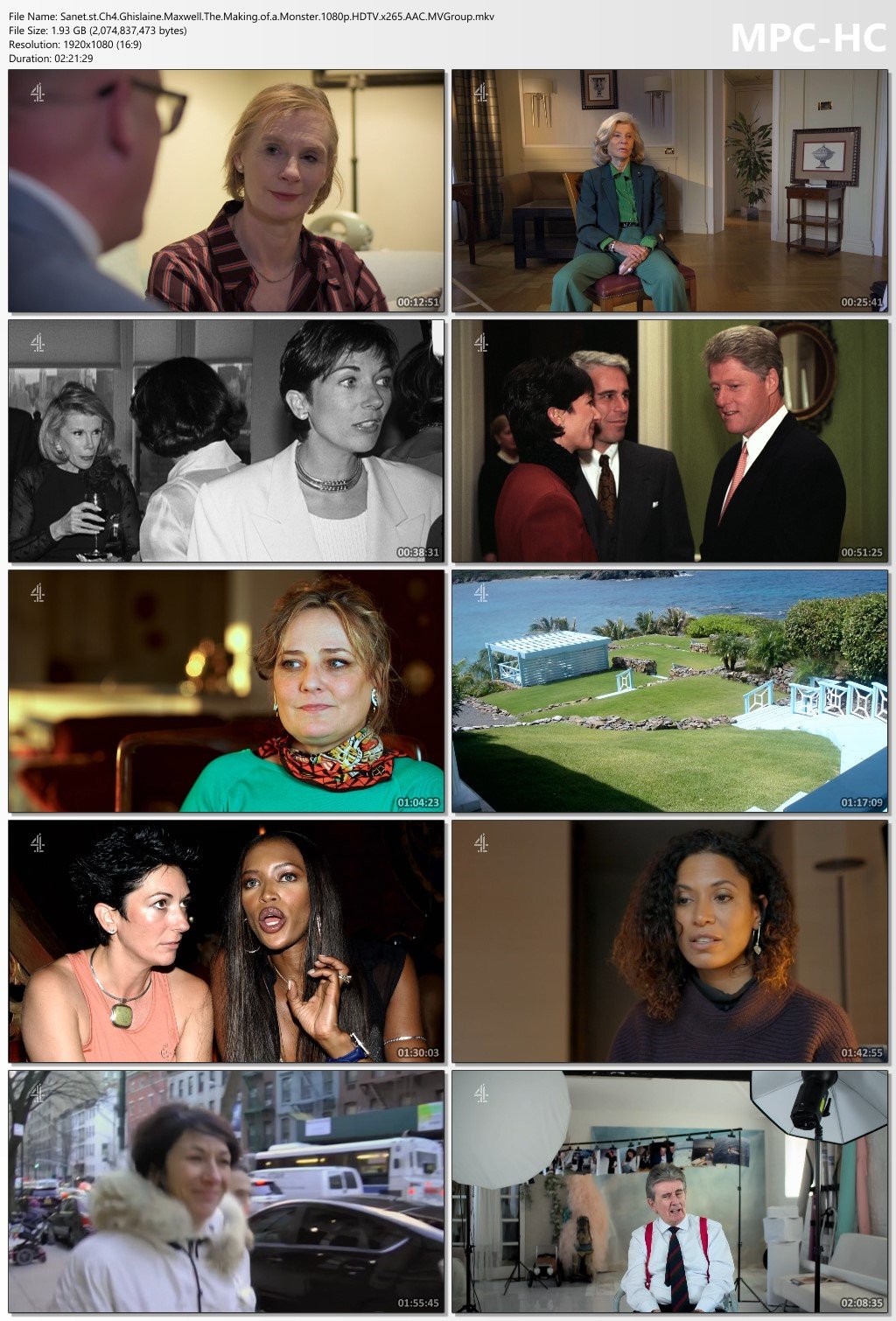 Channel 4 - Ghislaine Maxwell: The Making of a Monster (2022) 1080p