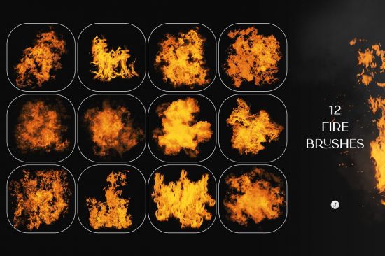 Fire Procreate Brushes - 10863479
