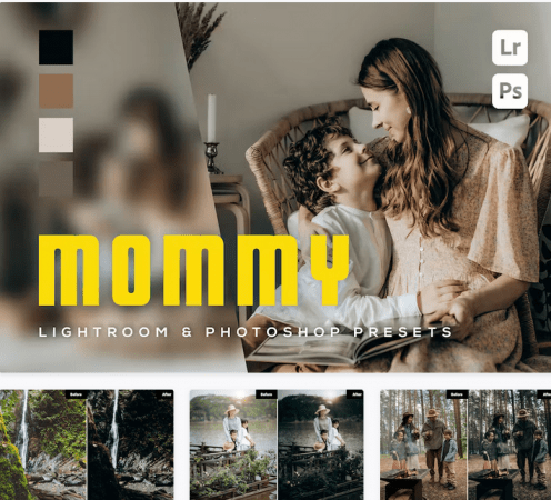 6 Mommy Lightroom and Photoshop Presets - 46593913