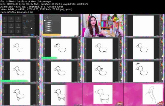 Digital Illustration: Learn to Draw An Adorable Unicorn with Photoshop