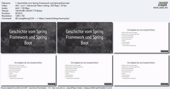 Spring Boot 3.1 &amp; Spring Framework 6: GRUNDLAGEN