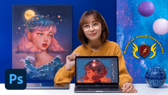 Domestika - Digital Fantasy Portraits with Photoshop