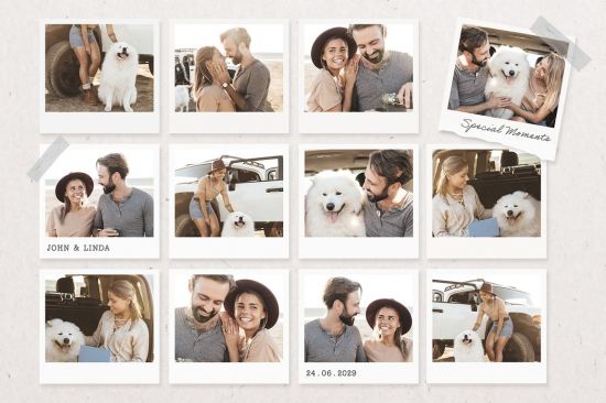 Simple Photo Collage Mood Board - 21335834