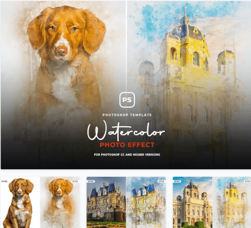 Water Color Photo Effect - 46230070