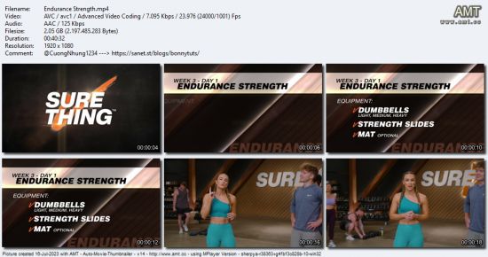 BeachBody - Sure Thing - Week 3 : Endurance