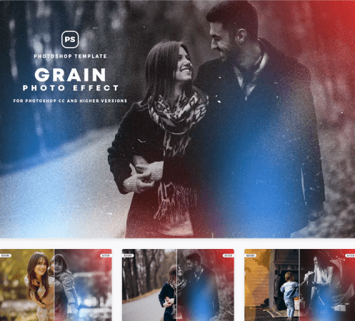 Grain Film Photo Effect - 46624304