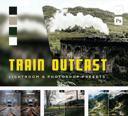 6 Train Outcast Lightroom and Photoshop Presets - 46543378