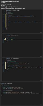C# Console Programming Exercises for Beginners Step by Step