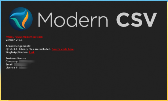 Modern CSV 2.0.1 Premium Business macOS
