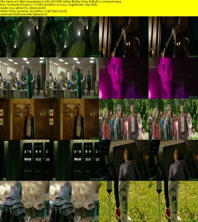 X-Men Apocalypse 2016 3D HSBS 1080p BluRay H264 DolbyD 5.1 nickarad