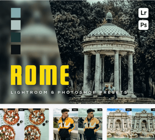6 Rome Lightroom and Photoshop Presets - 46575163