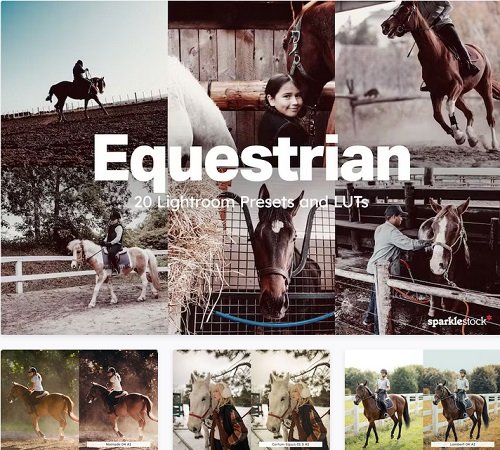 20 Equestrian Lightroom Presets LUTs - 31380369