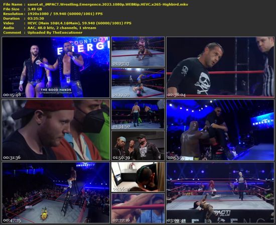 iMPACT Wrestling Emergence 2023 1080p WEBRip HEVC x265-Highbird