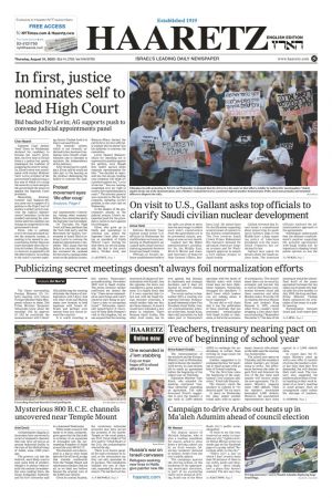 Haaretz English Edition - 31 August 2023