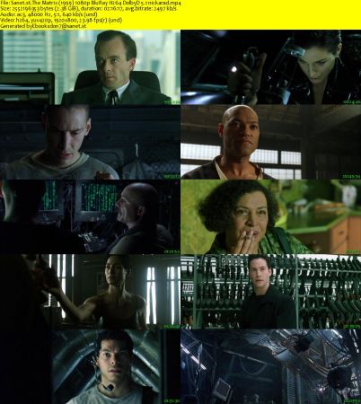 The Matrix 1999 1080p BluRay H264 DolbyD 5.1 nickarad