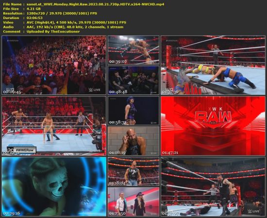 WWE Monday Night Raw 2023 08 21 720p HDTV x264-NWCHD