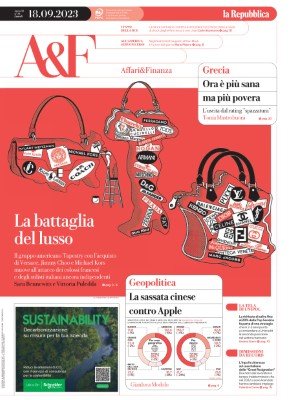 La Repubblica Affari &amp; Finanza 18 Settembre 2023