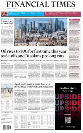Financial Times Europe - 6 September 2023