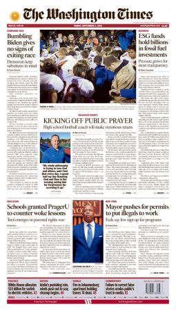 The Washington Times - September 1, 2023