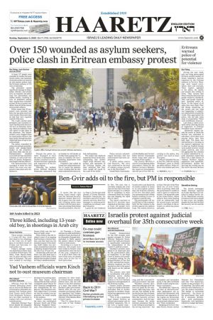 Haaretz English Edition - 3 September 2023