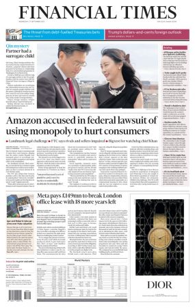 Financial Times USA - 27 September 2023